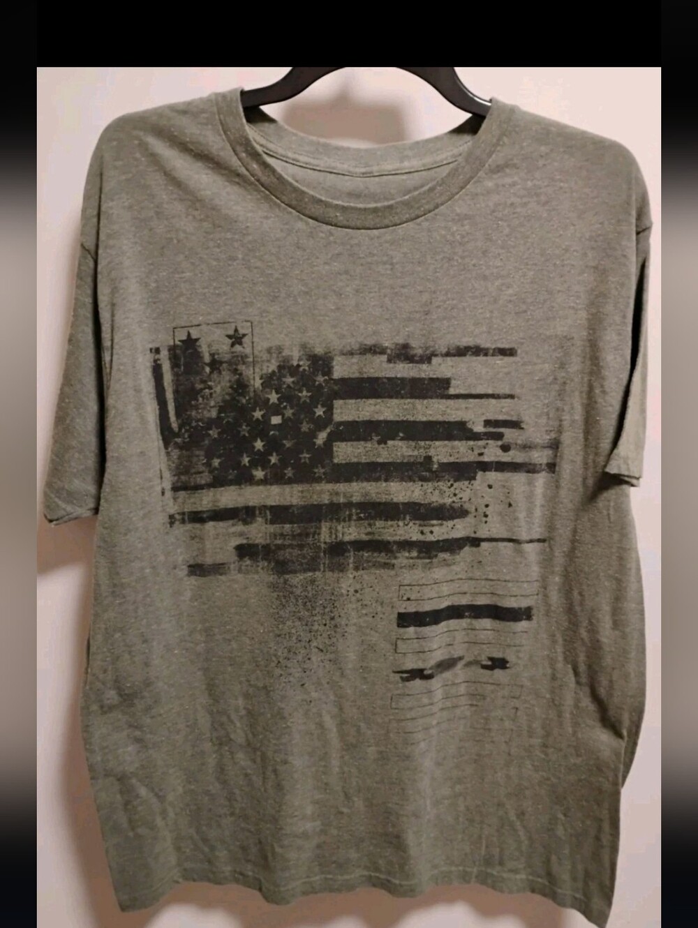Unbranded American Flag Hunter Green T-shirt Mens Size XL